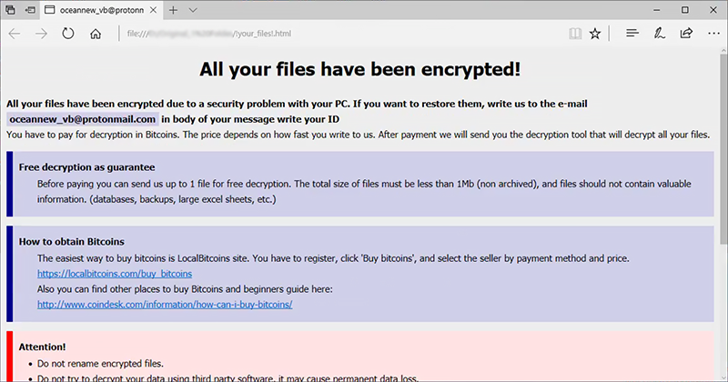 !your_files!.html ransom note